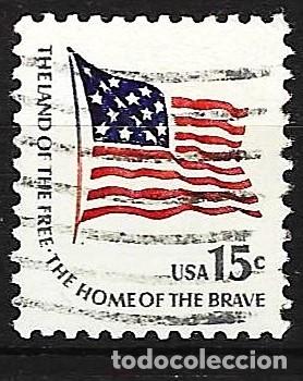 Sellos: Estados Unidos 1978 - Mi 1352A - YT 1204 - Bandera de Fort McHenry ( Dentado 11&frac14; )