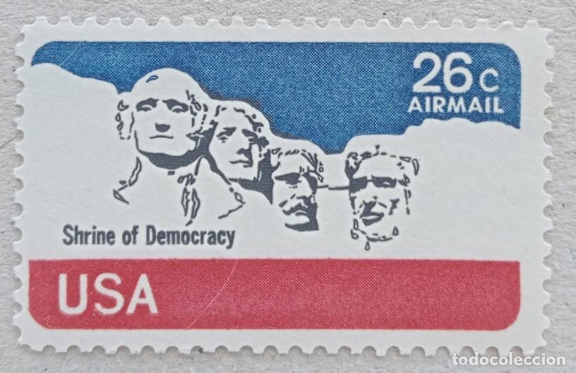 Sellos: 1974. ESTADOS UNIDOS. A 81. Memorial Nacional del monte Rushmore. Serie completa. Nuevo.