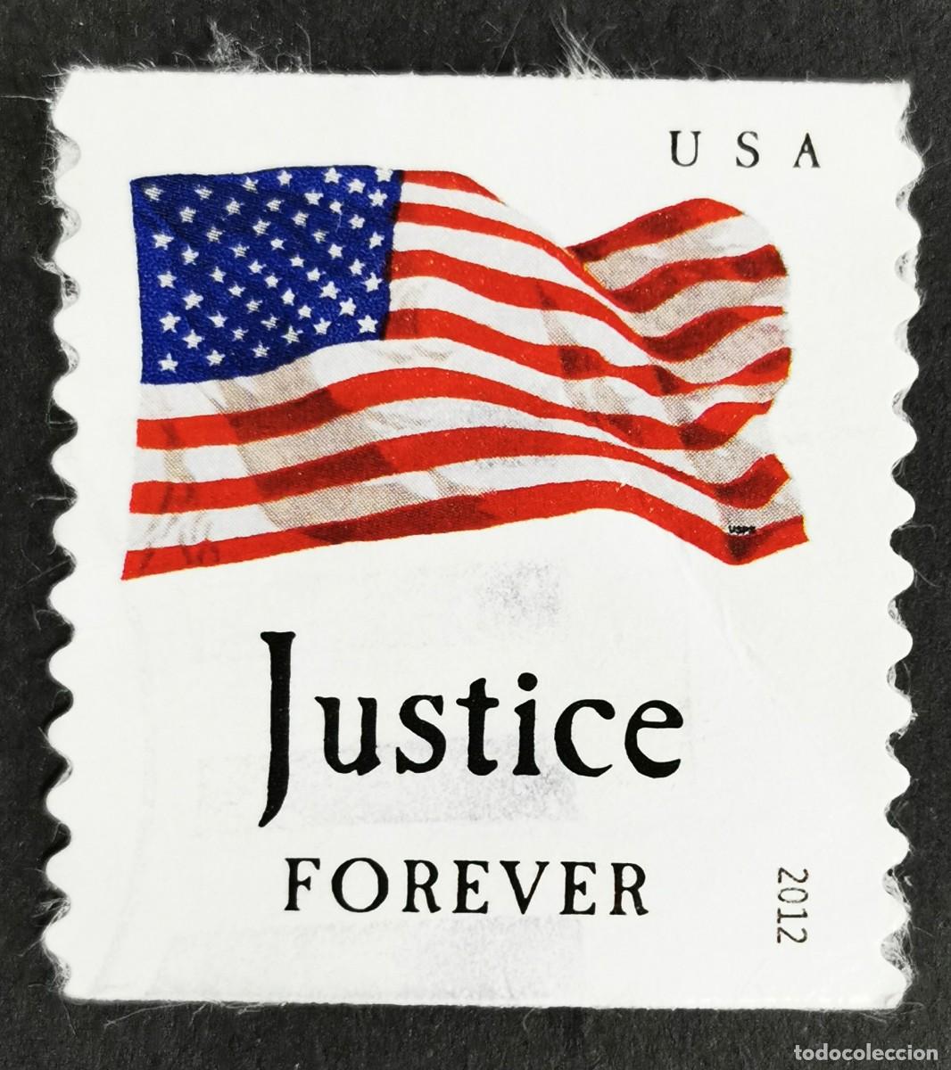 Sellos: Sello Estados Unidos U.S.A.2012, Justicia, Sin Valor Facial Michel US 4820BC