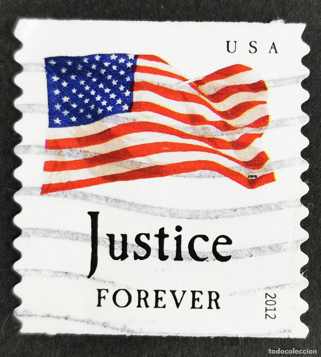 Sellos: Sello Estados Unidos U.S.A.2012, Justicia, Sin Valor Facial Michel US 4820BC