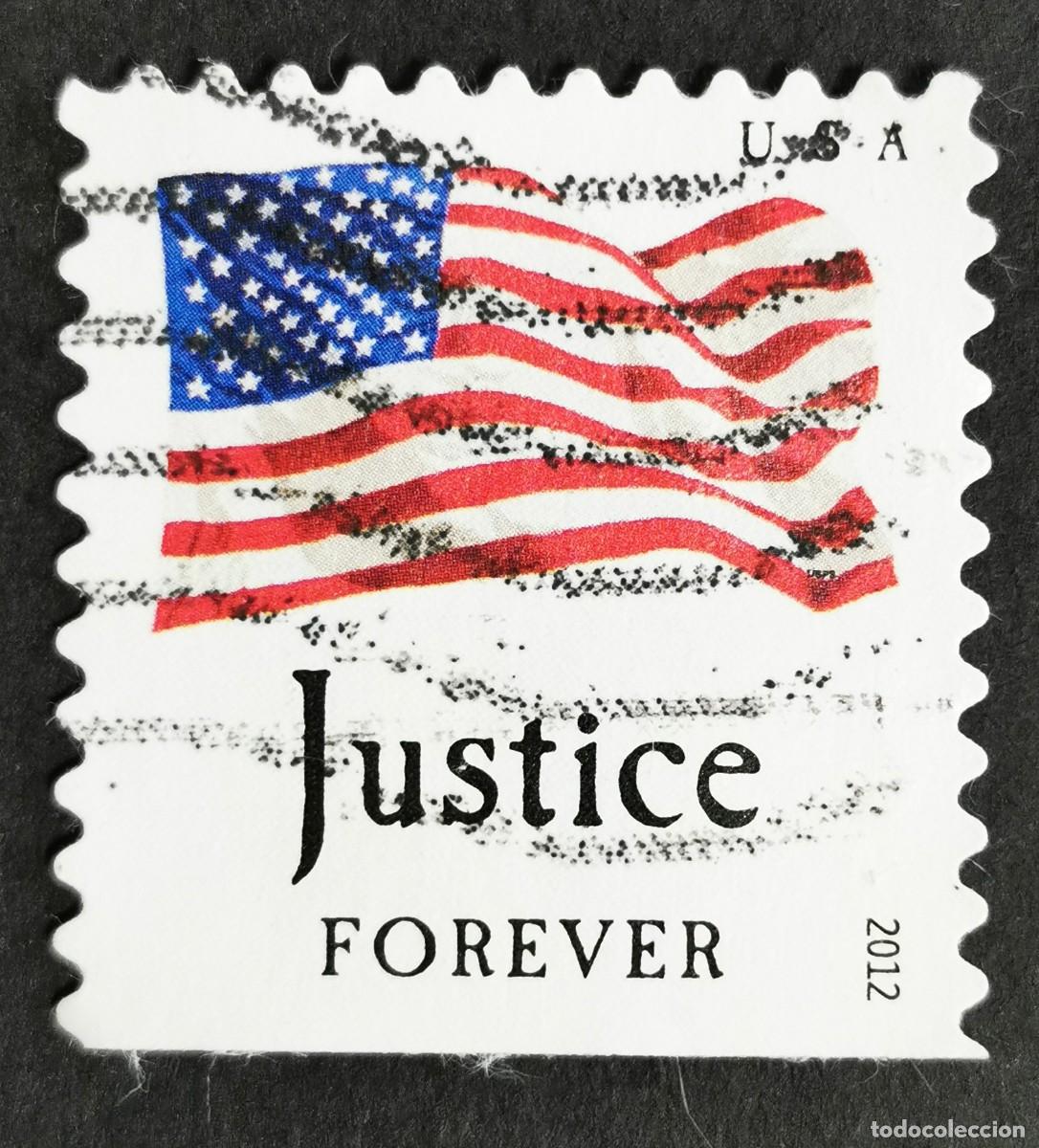 Sellos: Sello Estados Unidos U.S.A.2012, Justicia, Sin Valor Facial Michel US 4820BG