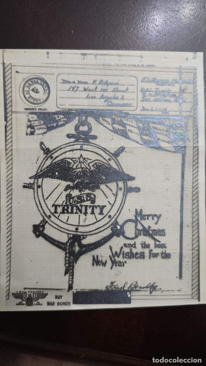 Sellos: O) UNITED STATES - USA, VMAIL, A013 VERY RARE, TRINITY, NVAL CENSOR, XF