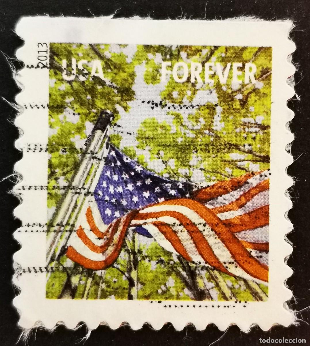 Sellos: Sello Estados Unidos U.S.A.2013,Bandera: Primavera, Sin Valor Facial, Michel US 4965BD