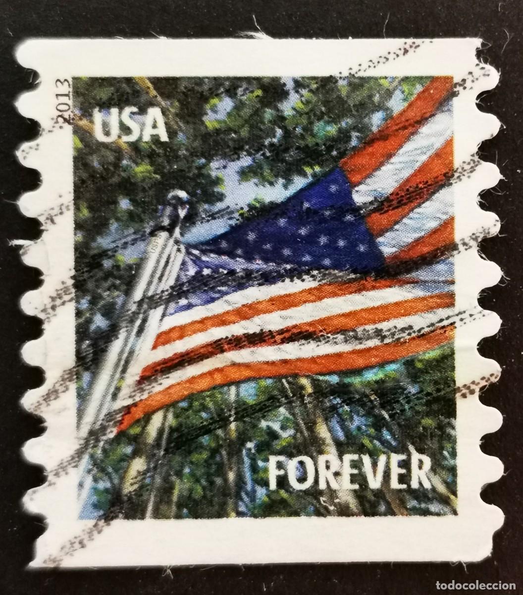 Sellos: Sello Estados Unidos U.S.A.2013,Bandera: Verano, Sin Valor Facial, Michel US 4970BG