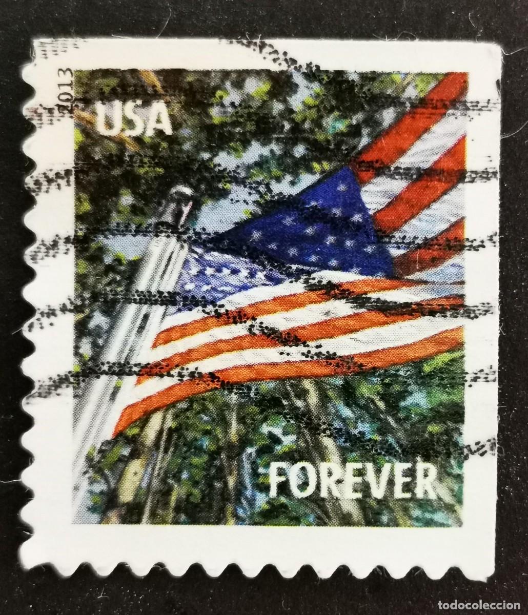 Sellos: Sello Estados Unidos U.S.A.2013,Bandera: Verano, Sin Valor Facial, Michel US 4966BE