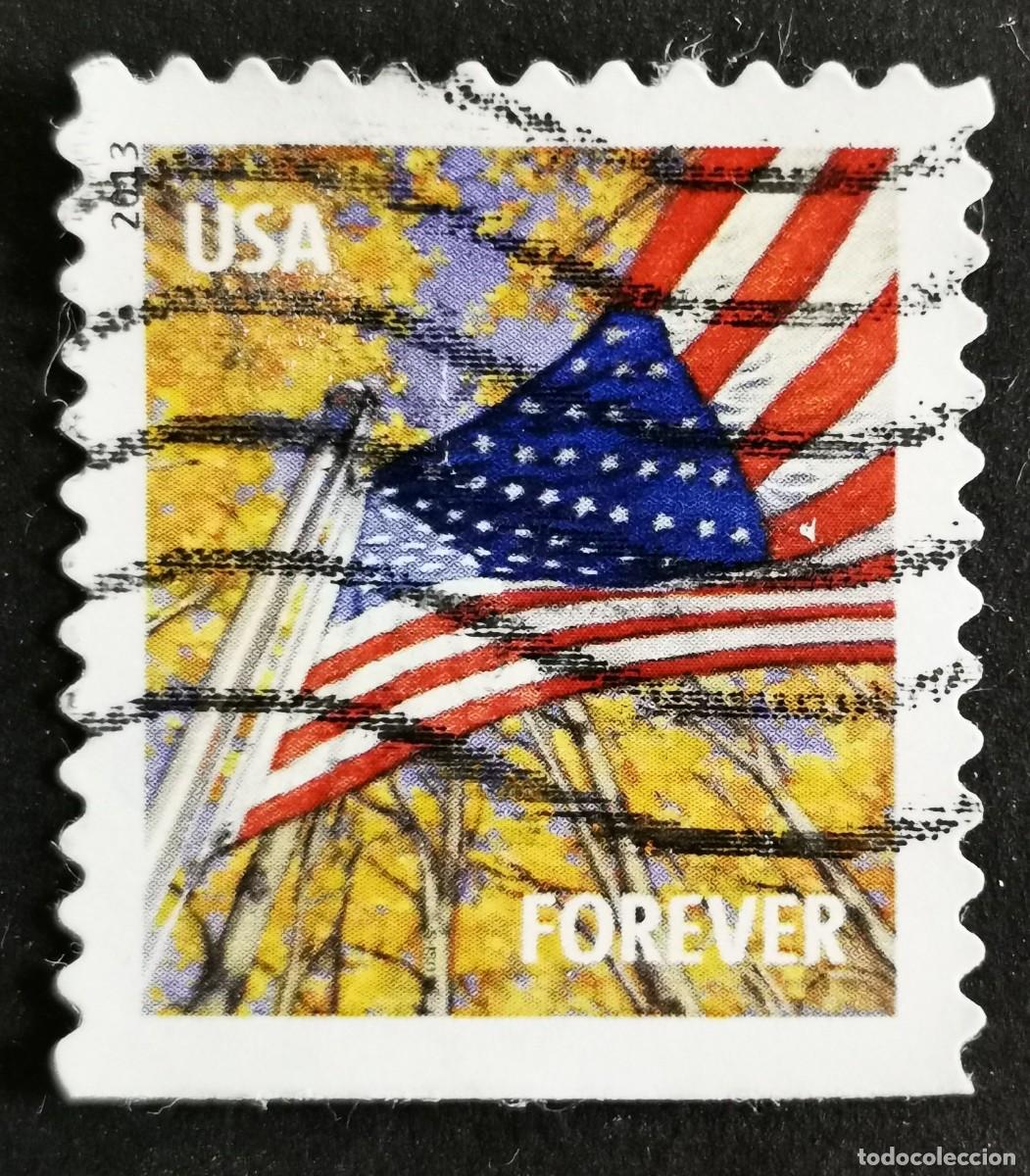 Sellos: Sello Estados Unidos U.S.A.2013,Bandera: Oto&ntilde;o, Sin Valor Facial, Michel US 4967BD