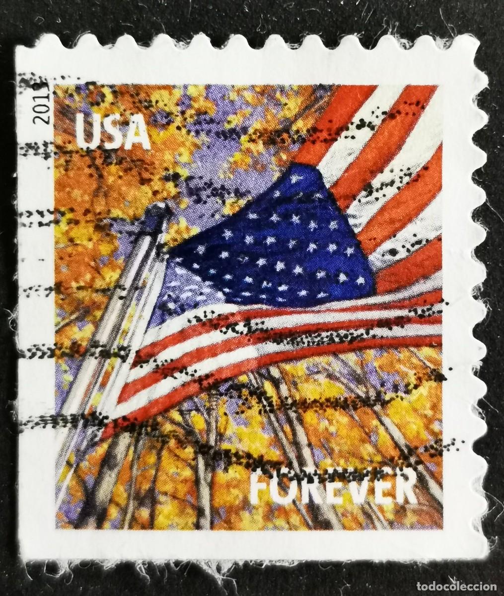 Sellos: Sello Estados Unidos U.S.A.2013,Bandera: Oto&ntilde;o, Sin Valor Facial, Michel US 4971IBE