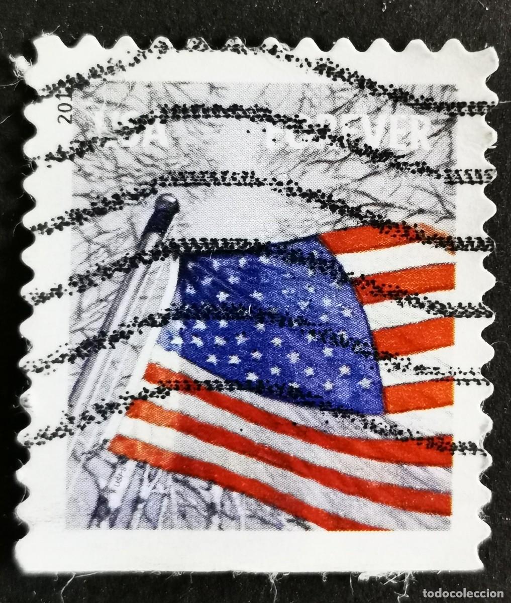 Sellos: Sello Estados Unidos U.S.A.2013,Bandera: Invierno, Sin Valor Facial, Michel US 4968BD