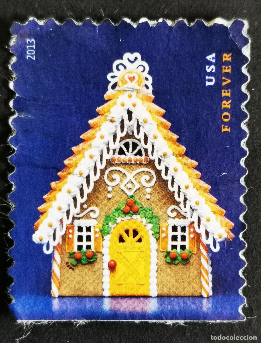 Sellos: Sello Estados Unidos U.S.A.2013,Casas de jengibre: Puerta amari, Sin Valor Facial, Michel US 5014BDu