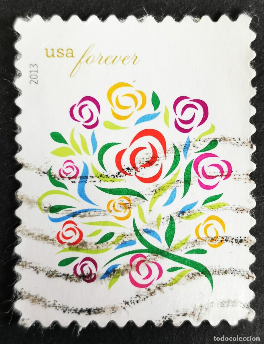 Sellos: Sello Estados Unidos U.S.A.2013,Donde florecen los sue&ntilde;os, Sin Valor Facial, Michel US 4963IBA