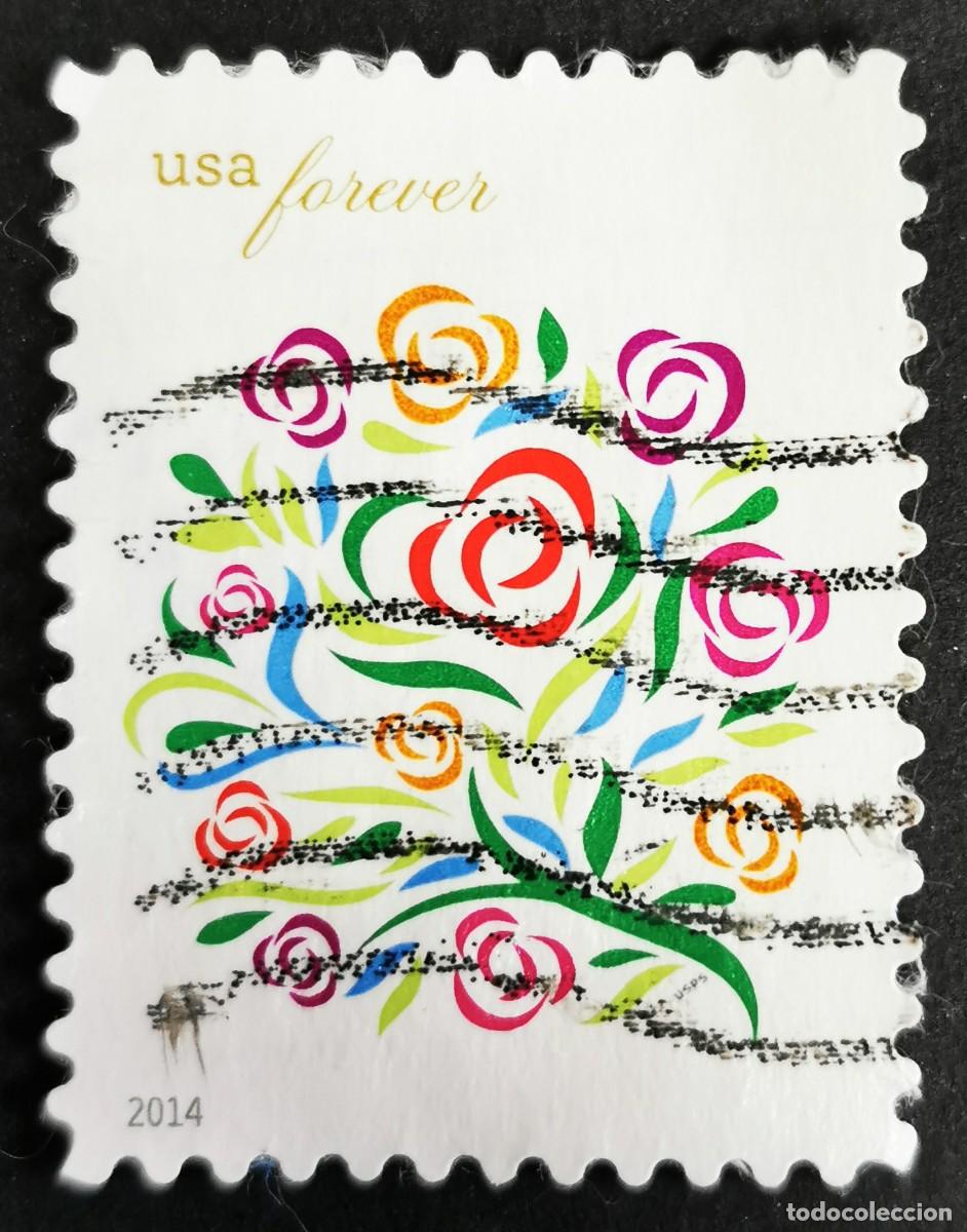 Sellos: Sello Estados Unidos U.S.A.2014,Donde florecen los sue&ntilde;os, Sin Valor Facial, Michel US 4963II
