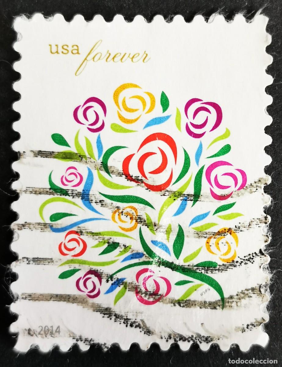 Sellos: Sello Estados Unidos U.S.A.2014,Donde florecen los sue&ntilde;os, Sin Valor Facial, Michel US 4963II