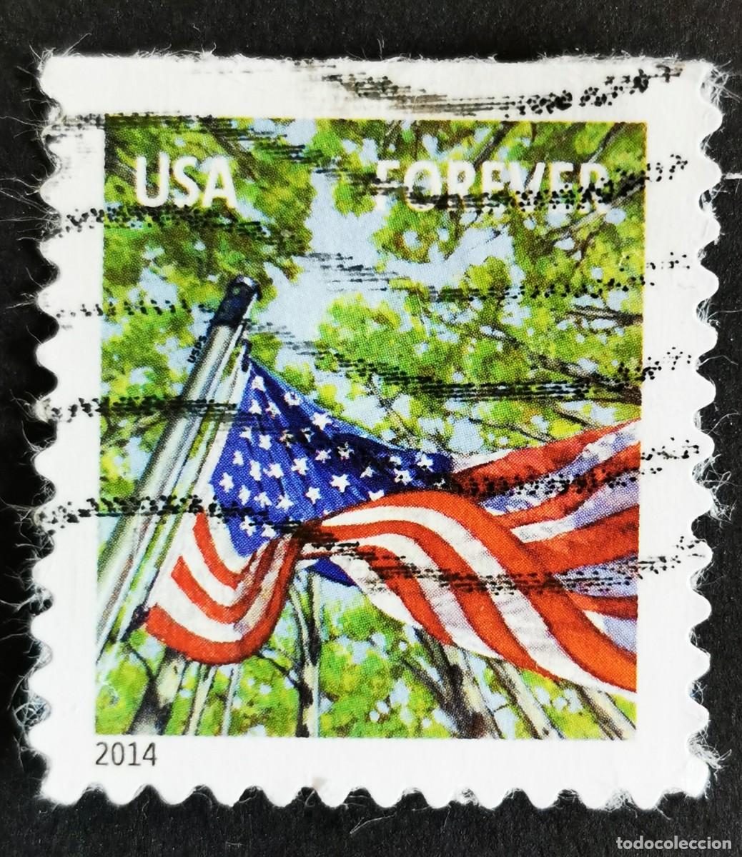 Sellos: Sello Estados Unidos U.S.A.2014,Bandera: Primavera de 2014, Sin Valor Facial, Michel US 4969IIBD