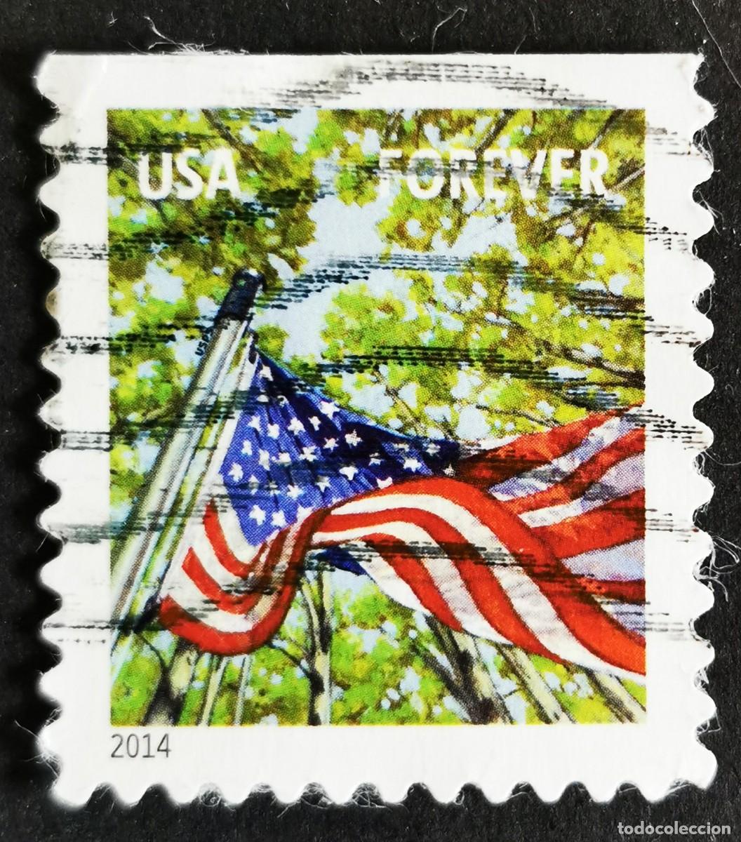 Sellos: Sello Estados Unidos U.S.A.2014,Bandera: Primavera de 2014, Sin Valor Facial, Michel US 4969IIBD