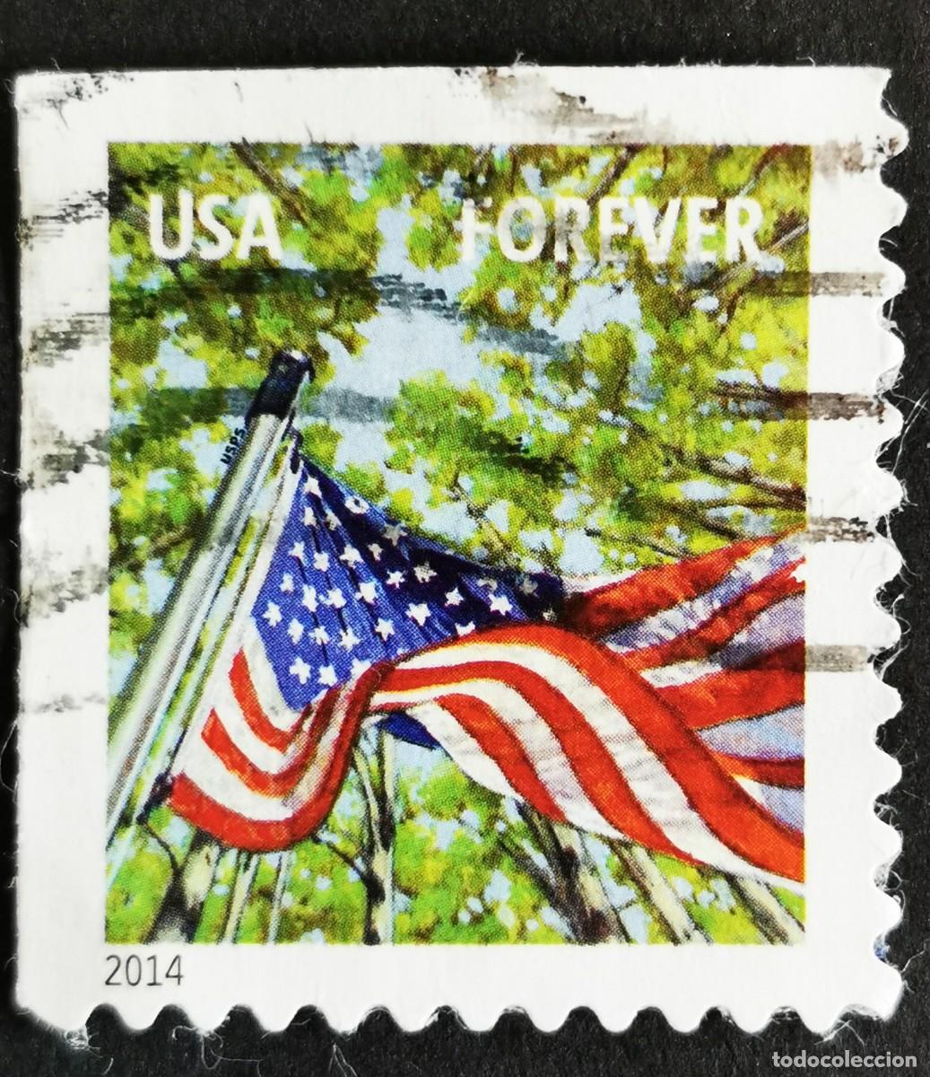 Sellos: Sello Estados Unidos U.S.A.2014,Bandera: Primavera de 2014, Sin Valor Facial, Michel US 4969IIBE