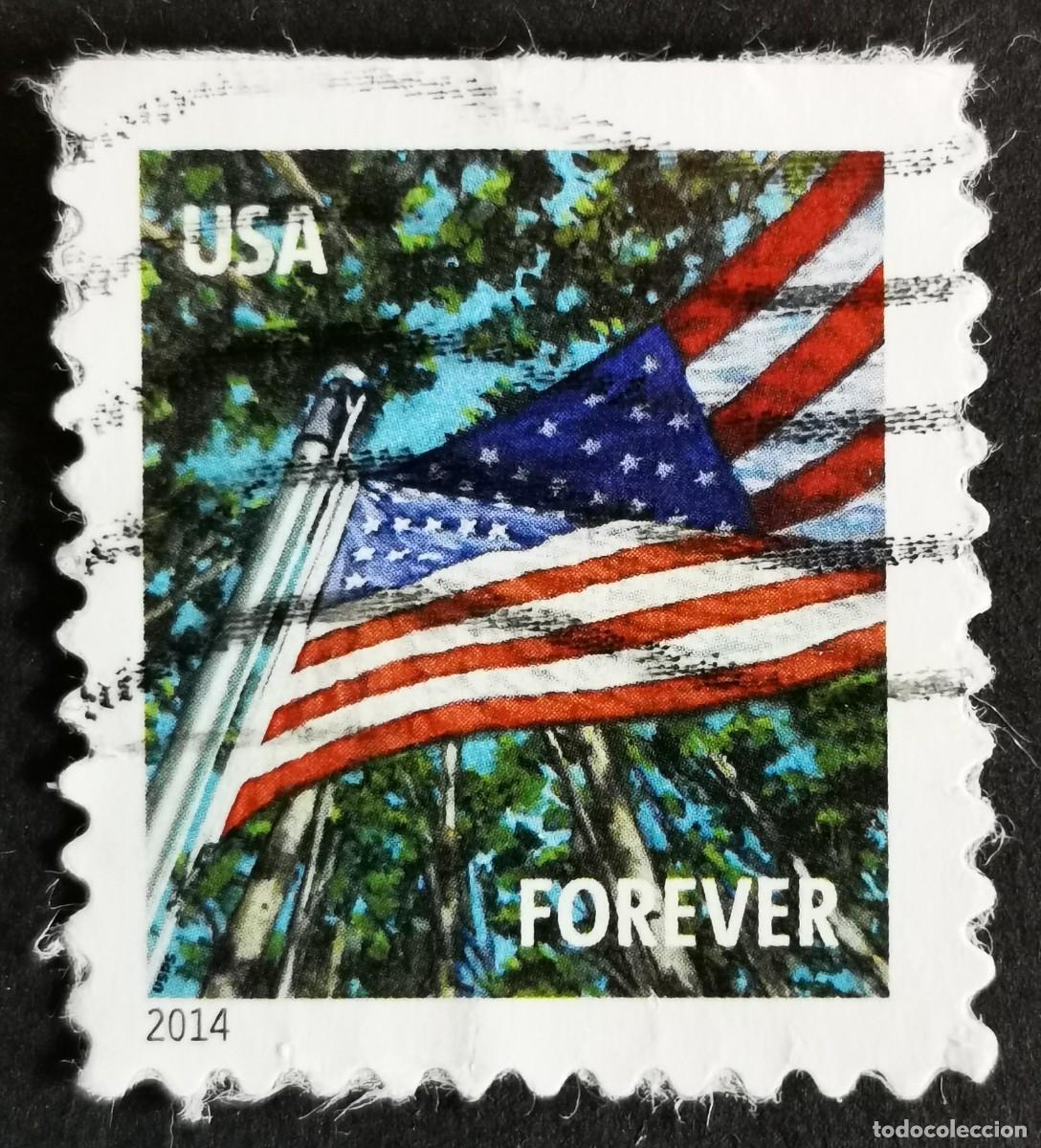 Sellos: Sello Estados Unidos U.S.A.2014,Bandera: Verano de 2014, Sin Valor Facial, Michel US 4970IIBD