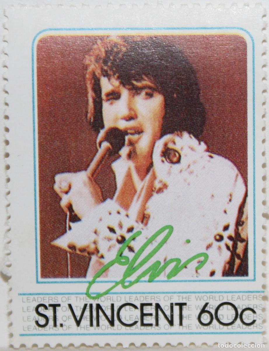 Sellos: Sello Postal Elvis Presley St Vincent 60 C