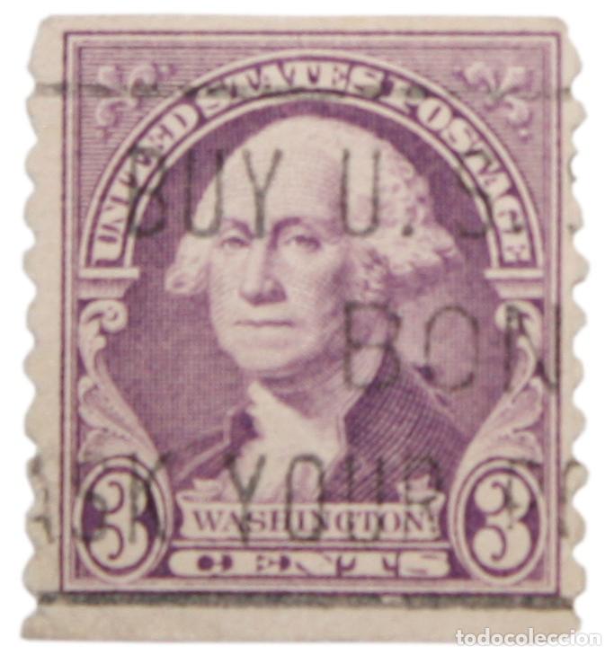 Sellos: Sello Postal Estados Unidos 3 Cents 1932 Washington
