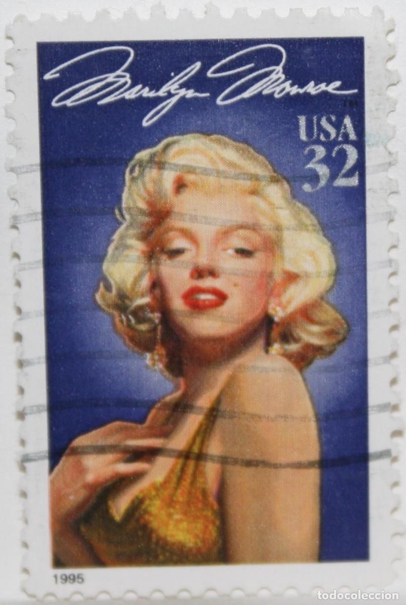 Sellos: Sello Postal Estados Unidos 32 Cents Marilyn Monroe 1995