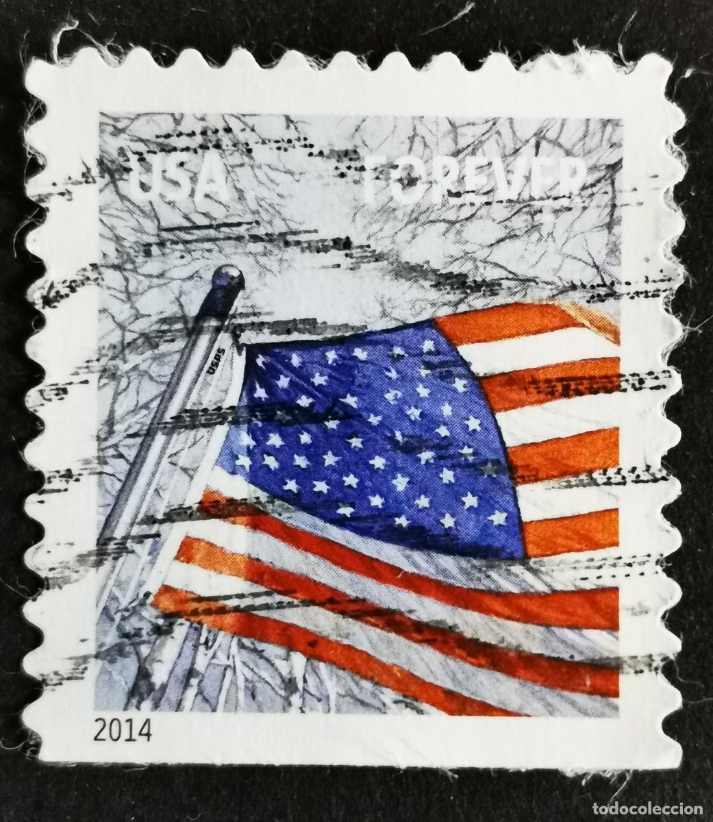 Sellos: Sello Estados Unidos U.S.A.2014,Bandera: Invierno 2014, Sin Valor Facial, Michel US 4972IIBD