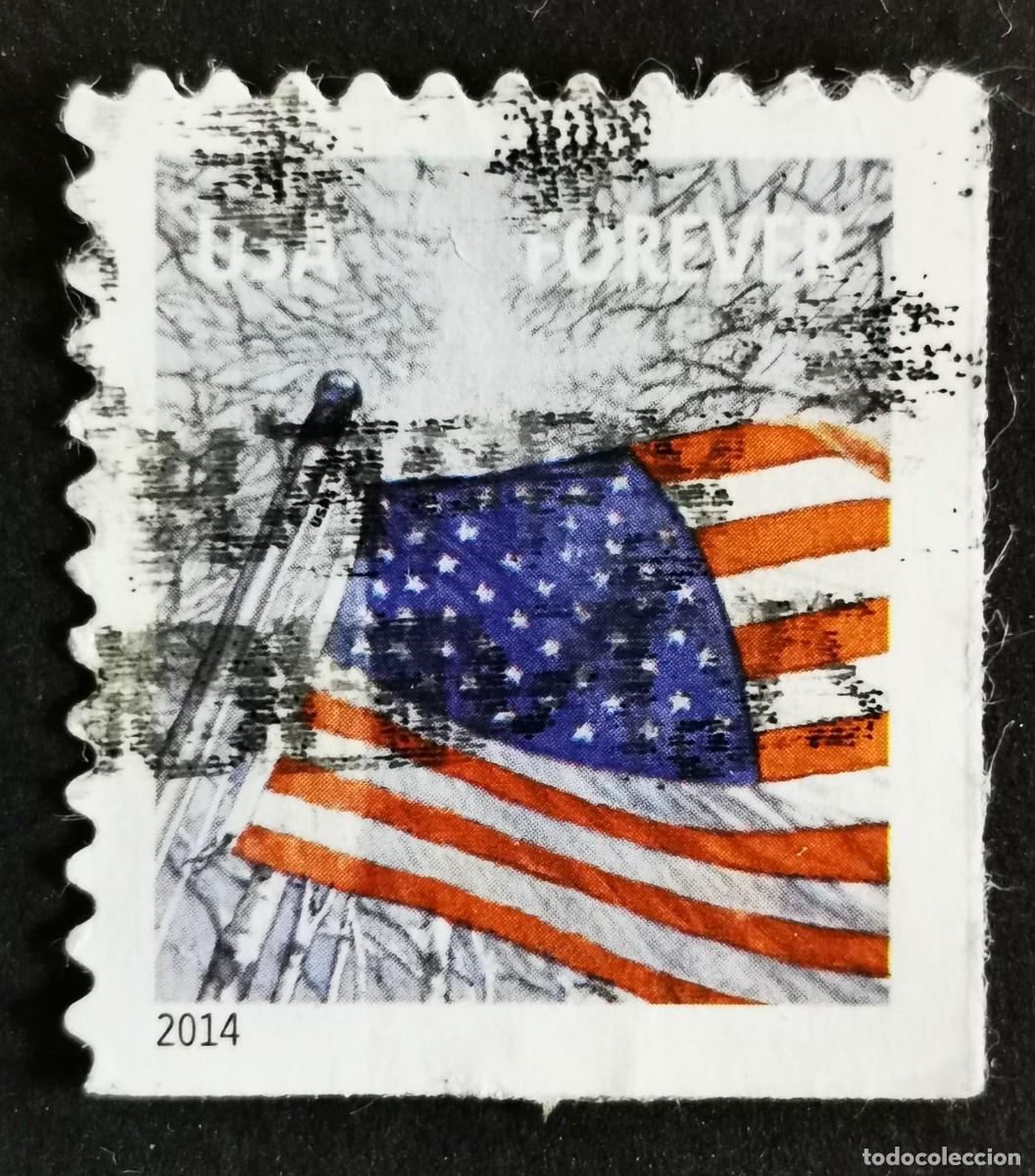 Sellos: Sello Estados Unidos U.S.A.2014,Bandera: Invierno 2014, Sin Valor Facial, Michel US 4972IIBE