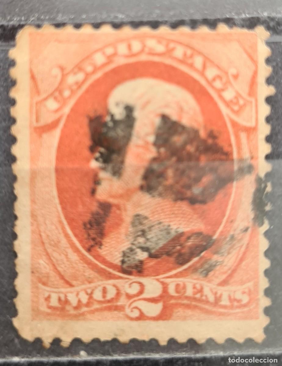 Sellos: Sello usado de Estados de Norteam&eacute;rica 1870-82: Jackson