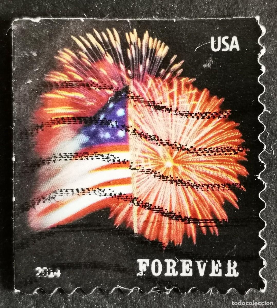 Sellos: Sello Estados Unidos U.S.A.2014,Bandera estadounidense, Sin Valor Facial, Michel US 5046BElo