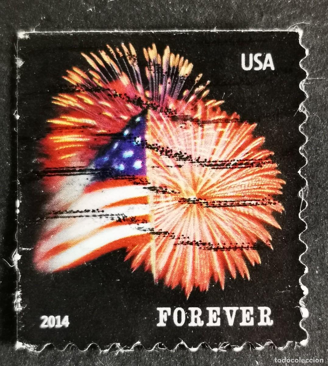 Sellos: Sello Estados Unidos U.S.A.2014,Bandera estadounidense, Sin Valor Facial, Michel US 5046BElo