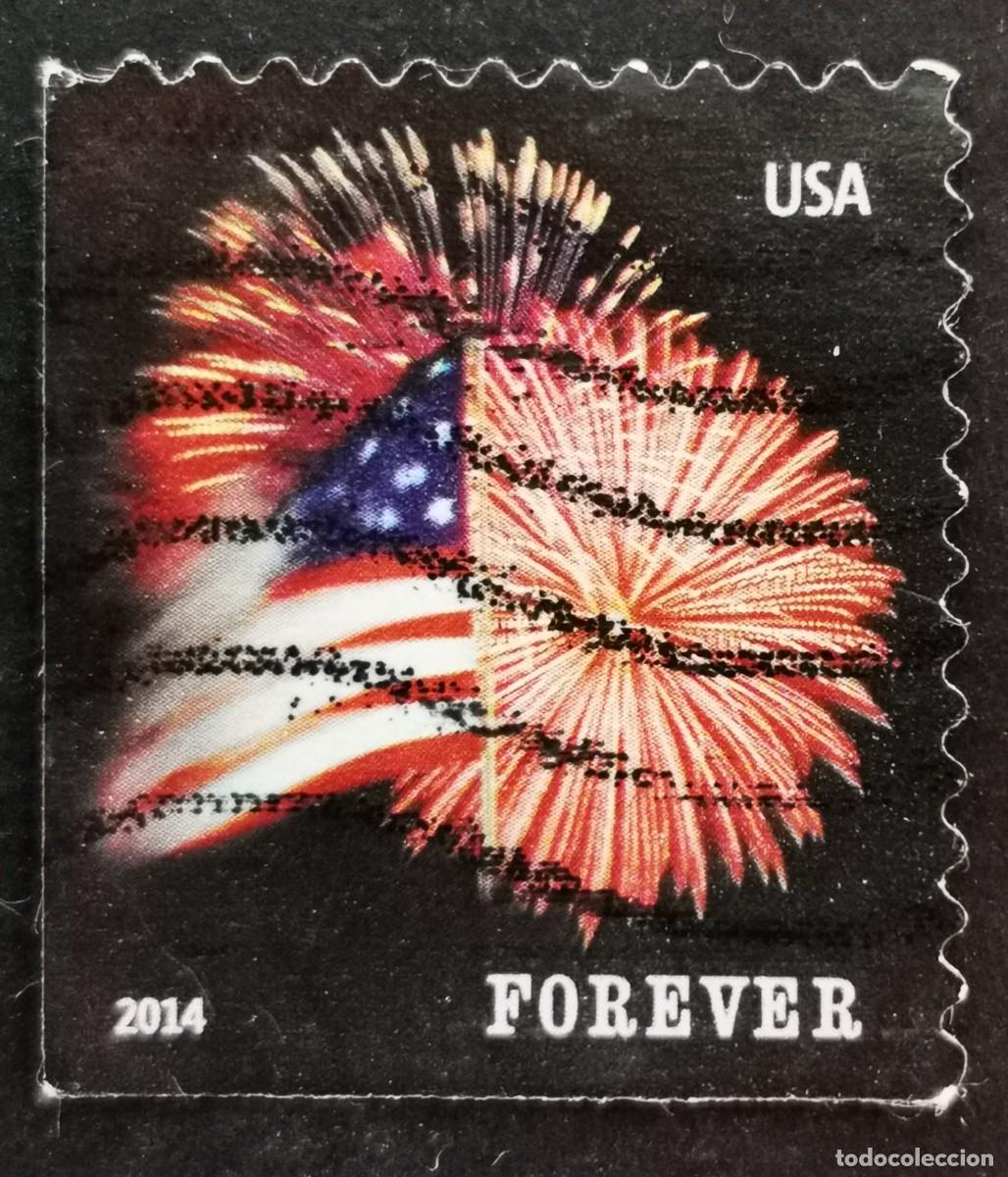 Sellos: Sello Estados Unidos U.S.A.2014,Bandera estadounidense, Sin Valor Facial, Michel US 5046BEul