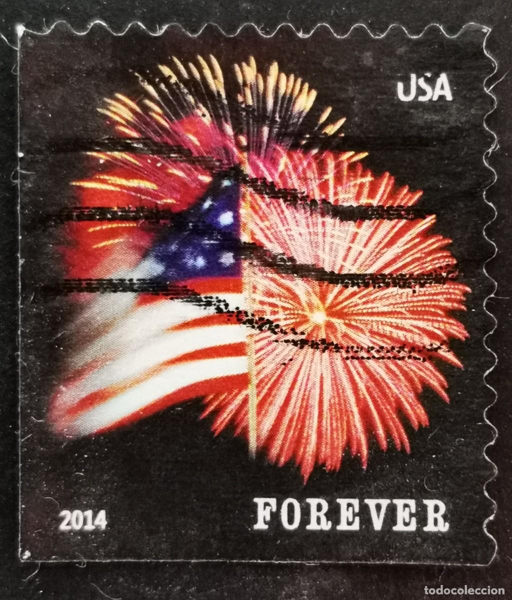 Sellos: Sello Estados Unidos U.S.A.2014,Bandera estadounidense, Sin Valor Facial, Michel US 5046BEul