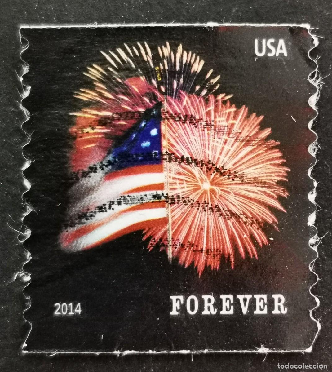 Sellos: Sello Estados Unidos U.S.A.2014,Bandera estadounidense, Sin Valor Facial, Michel US 5047BC