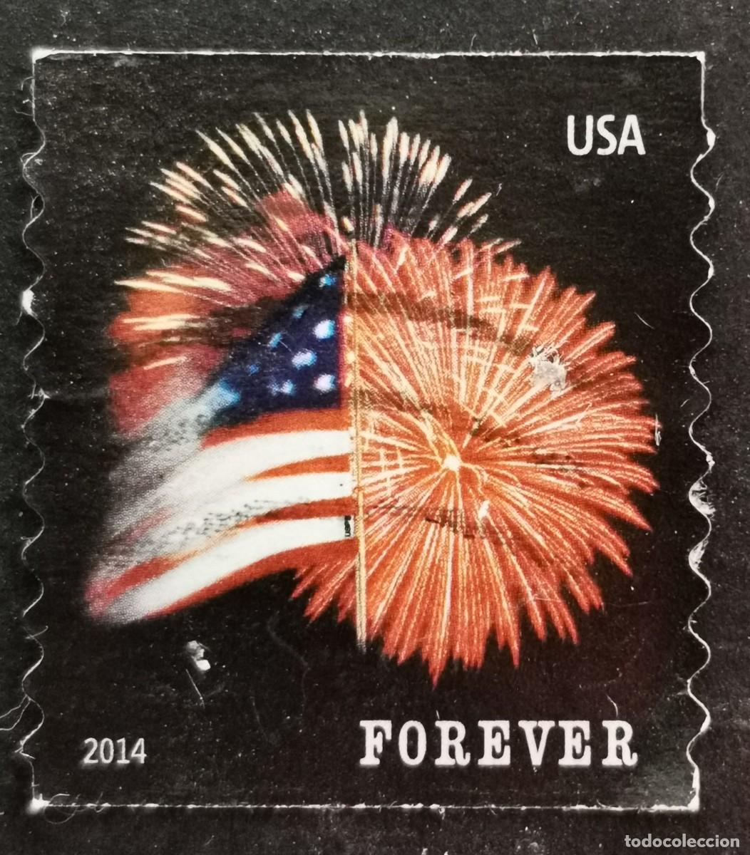 Sellos: Sello Estados Unidos U.S.A.2014,Bandera estadounidense, Sin Valor Facial, Michel US 5047BC