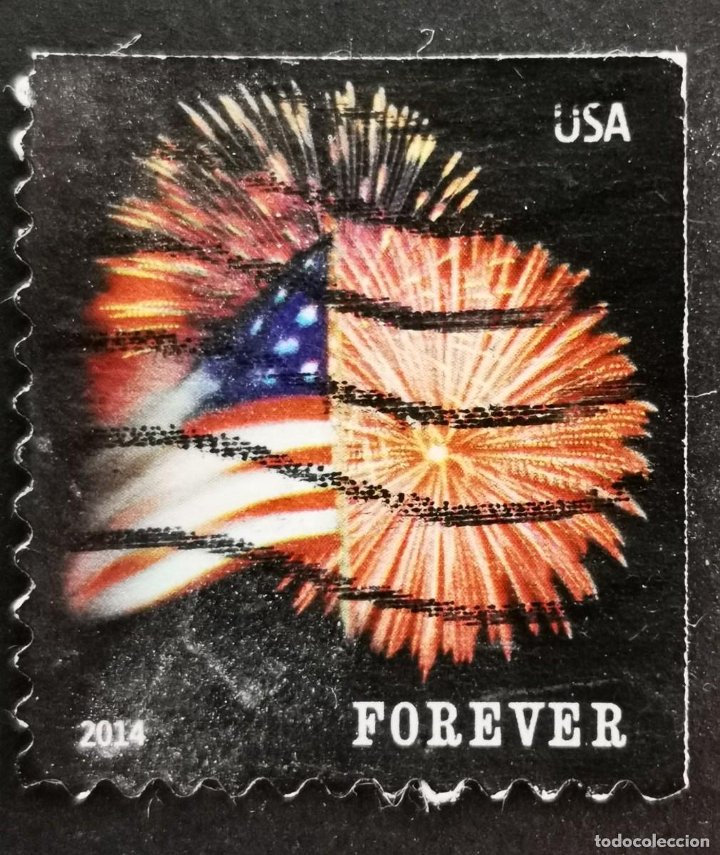 Sellos: Sello Estados Unidos U.S.A.2014,Bandera estadounidense, Sin Valor Facial, Michel US 5047BEro