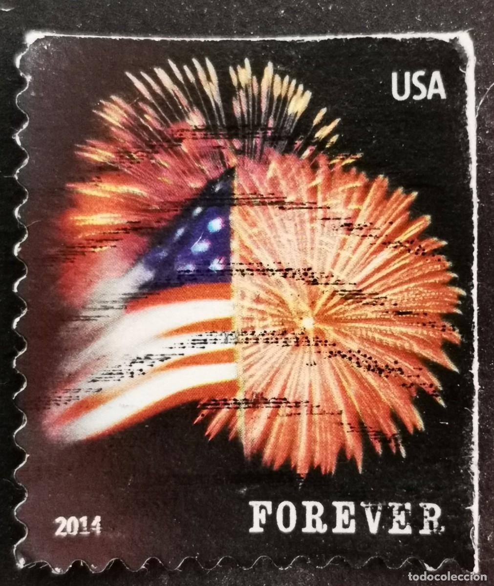 Sellos: Sello Estados Unidos U.S.A.2014,Bandera estadounidense, Sin Valor Facial, Michel US 5047BEro