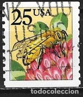 Sellos: Estados Unidos 1988 - Mi 2003 - YT 1827 - Abeja