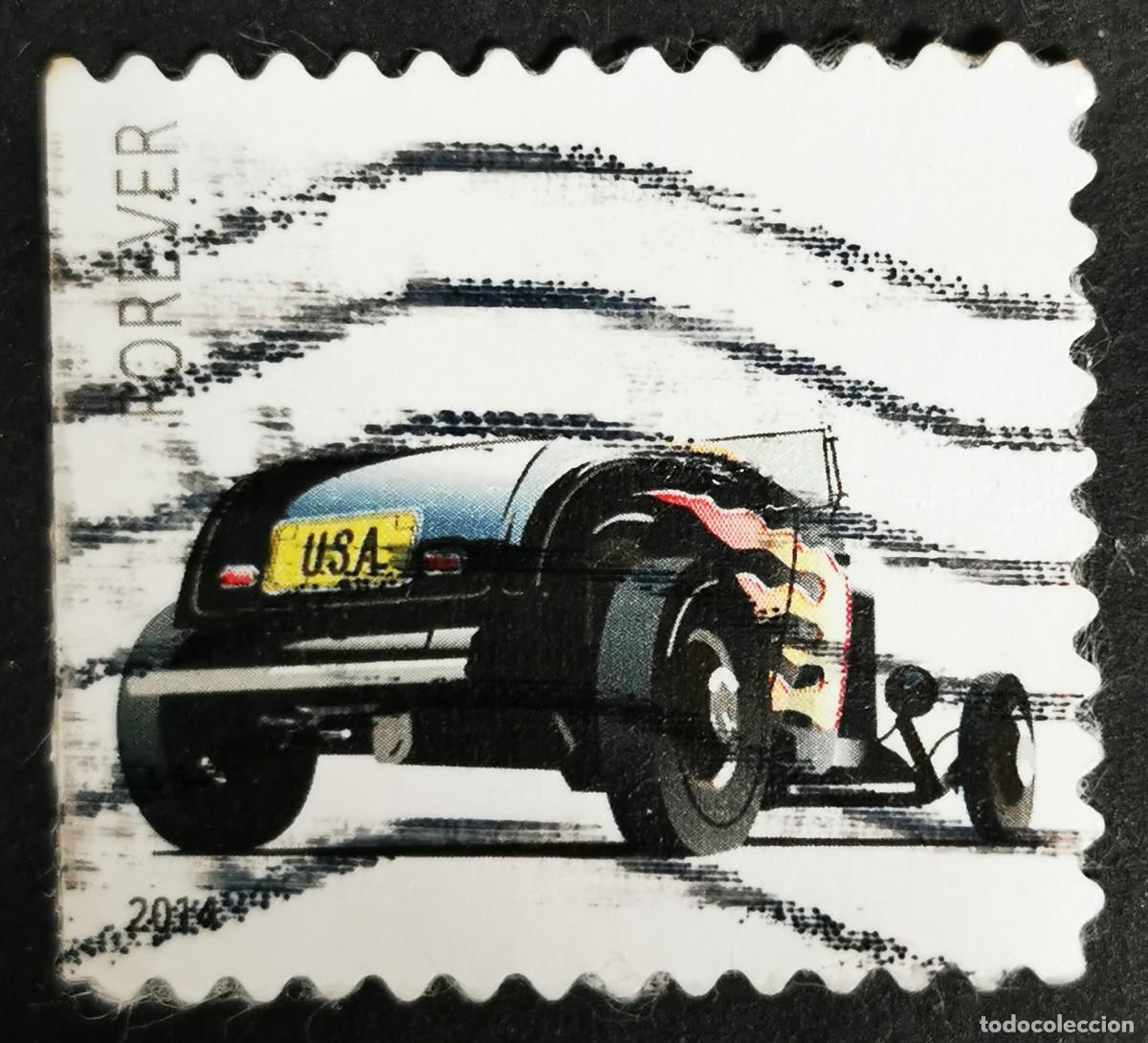 Sellos: Sello Estados Unidos U.S.A.2014,Hot Rods: Coup&eacute; &rdquo;Deuce&rdquo; negro,Sin Valor Facial, Michel US 5094BEol
