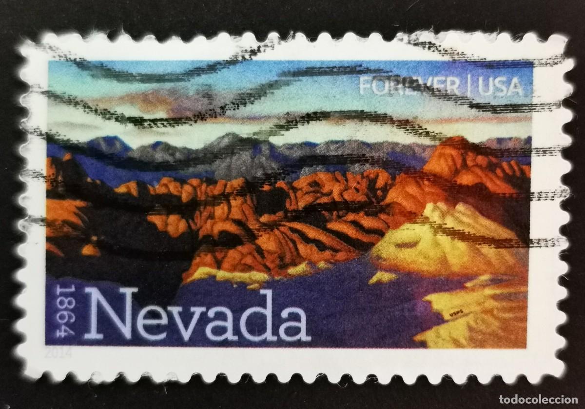 Sellos: Sello Estados Unidos U.S.A.2014,Estado de Nevada ,Sin Valor Facial, Michel US 5093BA