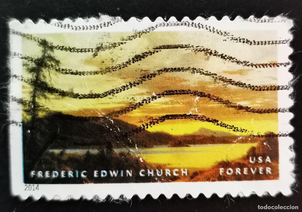 Sellos: Sello Estados Unidos U.S.A.2014,Escuela del r&iacute;o Hudson: Iglesia,Sin Valor Facial, Michel US 5105BD