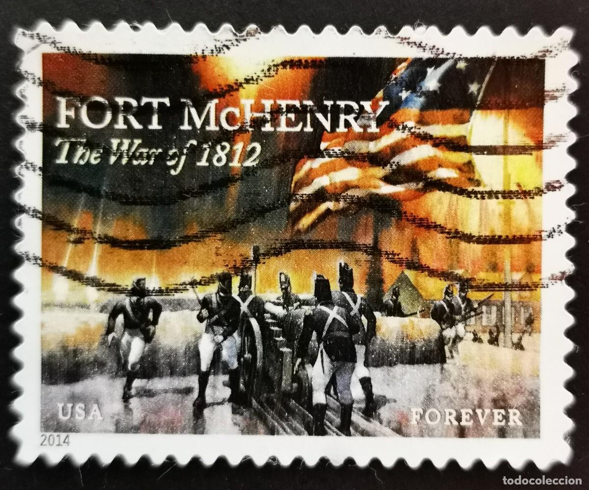 Sellos: Sello Estados Unidos U.S.A.2014,La Guerra de 1812: Fuerte McHenry,Sin Valor Facial, Michel US 5107BA