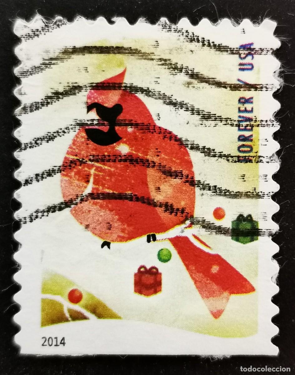 Sellos: Sello Estados Unidos U.S.A.2014,Cardenal del Norte (Cardinalis),Sin Valor Facial, Michel US 5125BD