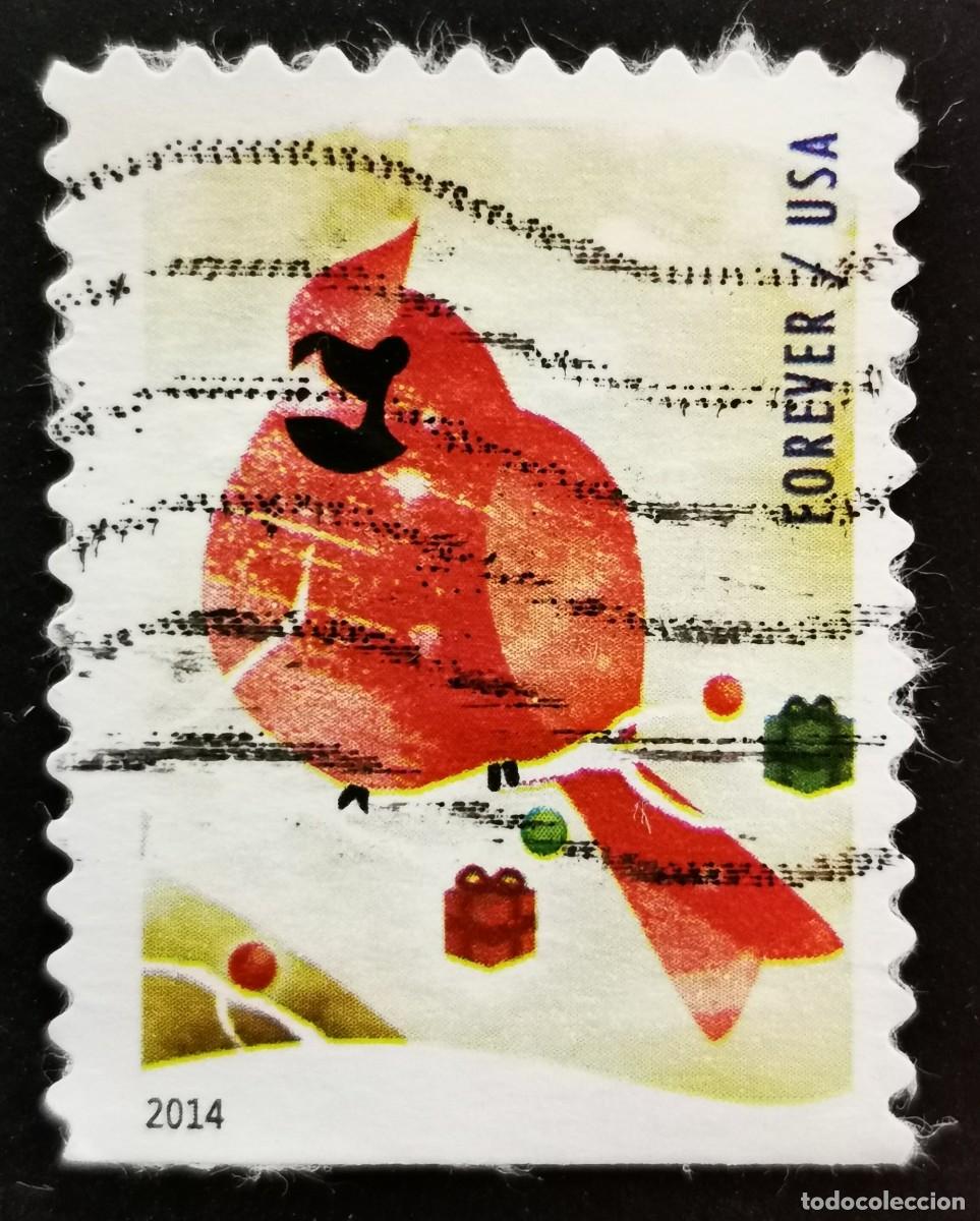 Sellos: Sello Estados Unidos U.S.A.2014,Cardenal del Norte (Cardinalis),Sin Valor Facial, Michel US 5125BD