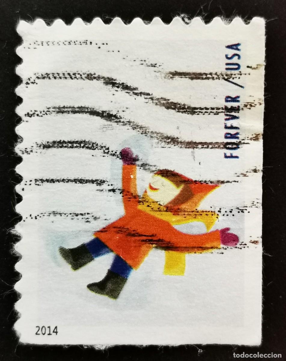 Sellos: Sello Estados Unidos U.S.A.2014,Diversi&oacute;n invernal: Haciendo &aacute;nge,Sin Valor Facial, Michel US 5126BE