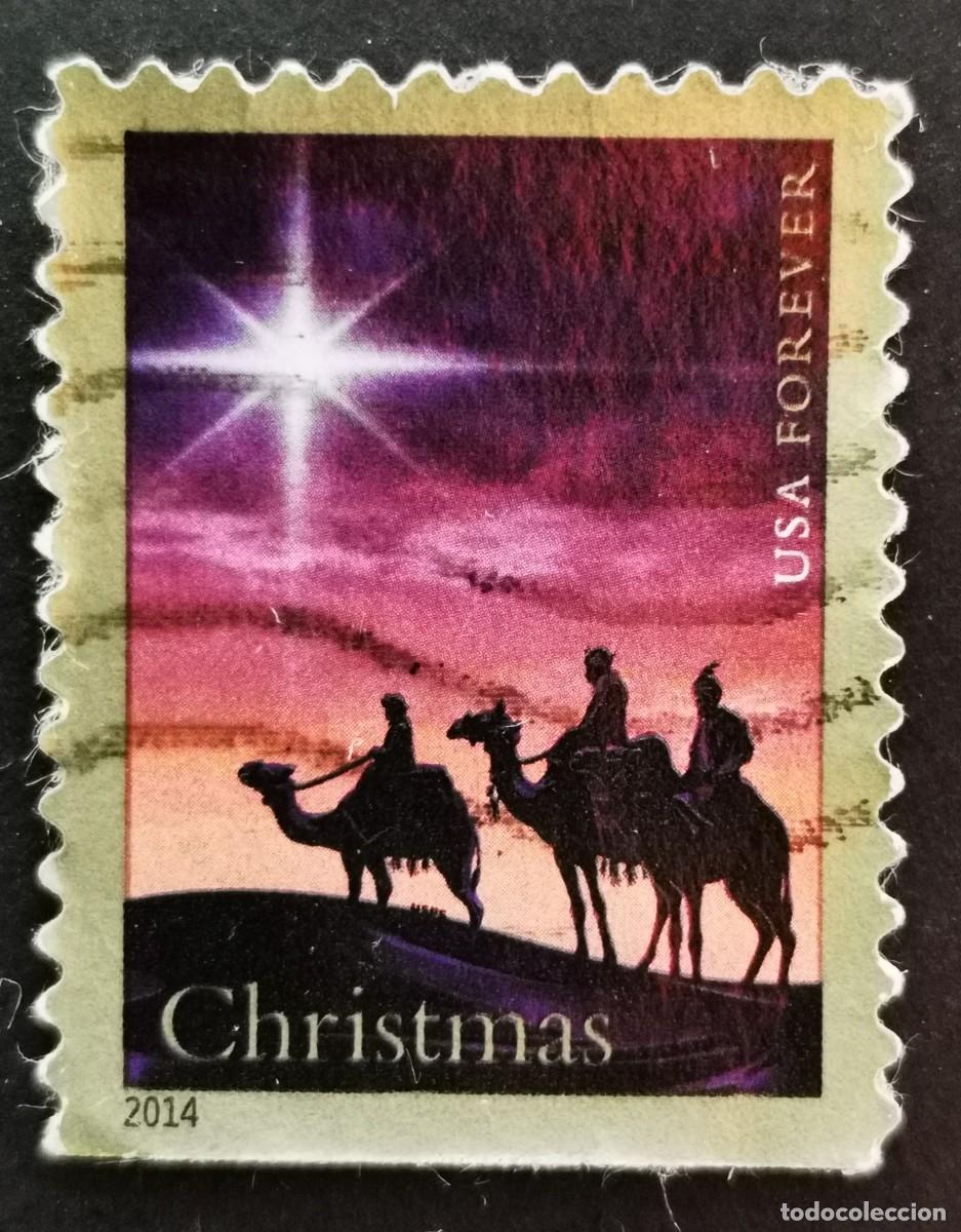 Sellos: Sello Estados Unidos U.S.A.2014,Reyes Magos de Navidad,Sin Valor Facial, Michel US 5136BDu