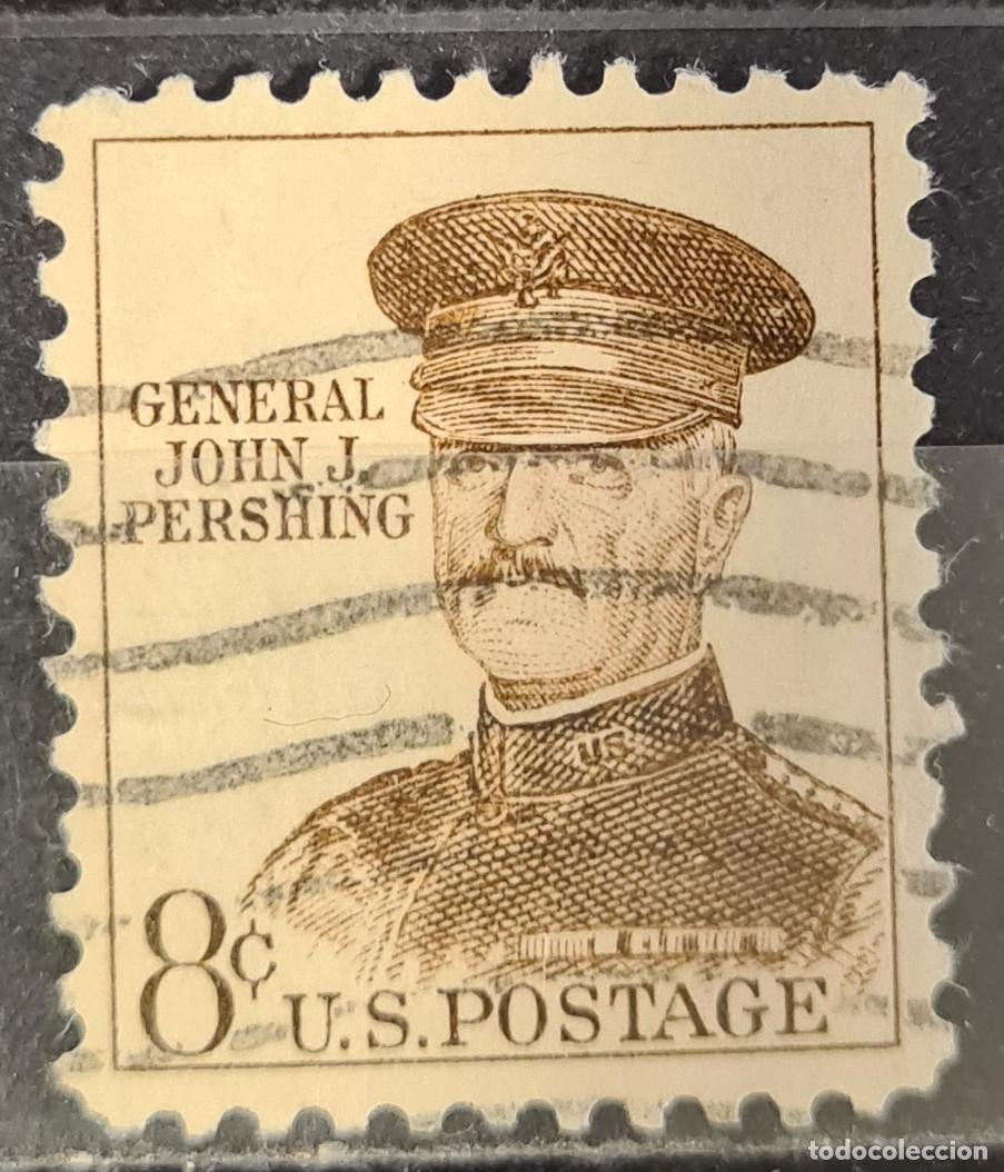 Sellos: Sello usado de Estados de Norteam&eacute;rica 1961: General John J. Pershing