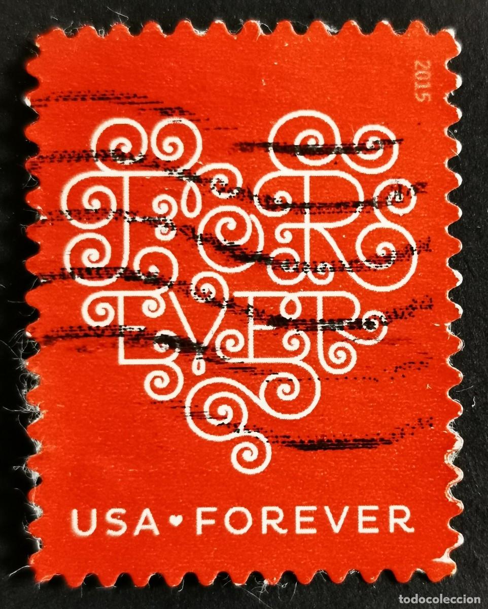 Sellos: Sello Estados Unidos U.S.A.2015,Corazones de encaje ,Sin Valor Facial, Michel US 5144BA