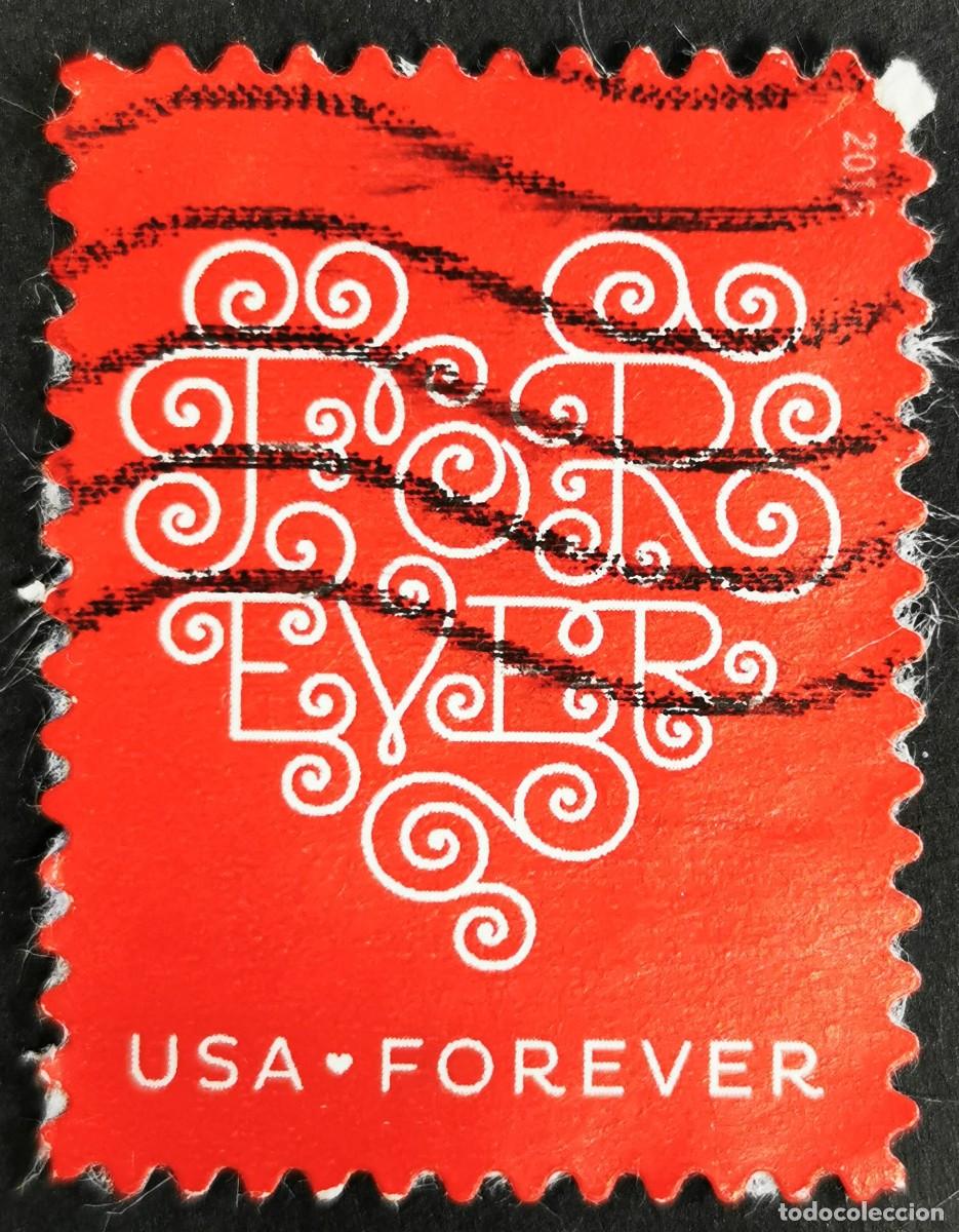Sellos: Sello Estados Unidos U.S.A.2015,Corazones de encaje ,Sin Valor Facial, Michel US 5144BA