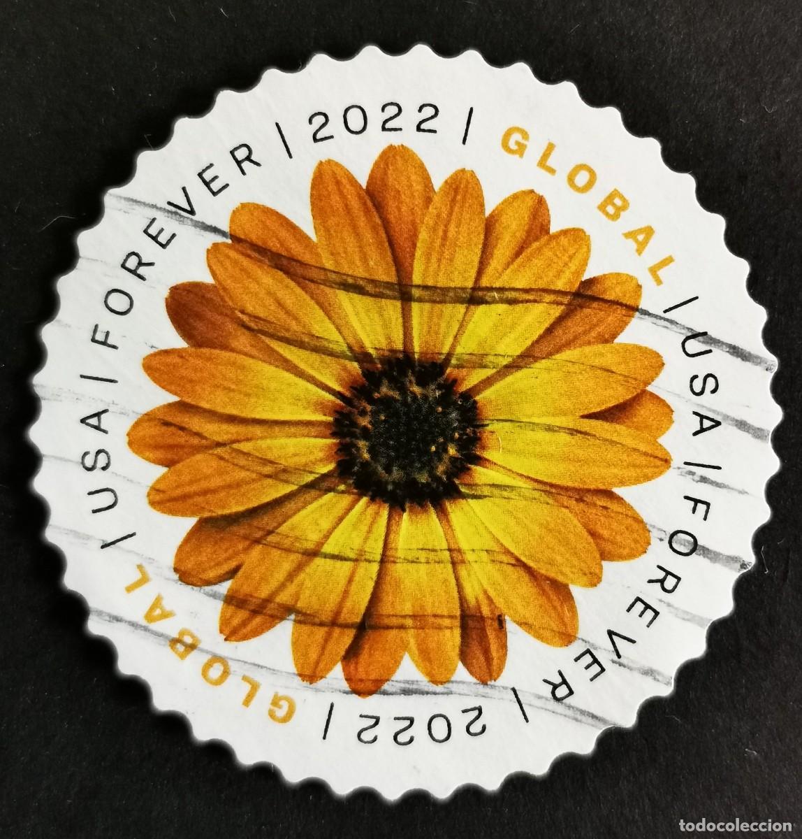 Sellos: Sello Estados Unidos U.S.A.2022, Margarita africana ,Sin Valor Facial, Michel US 5907