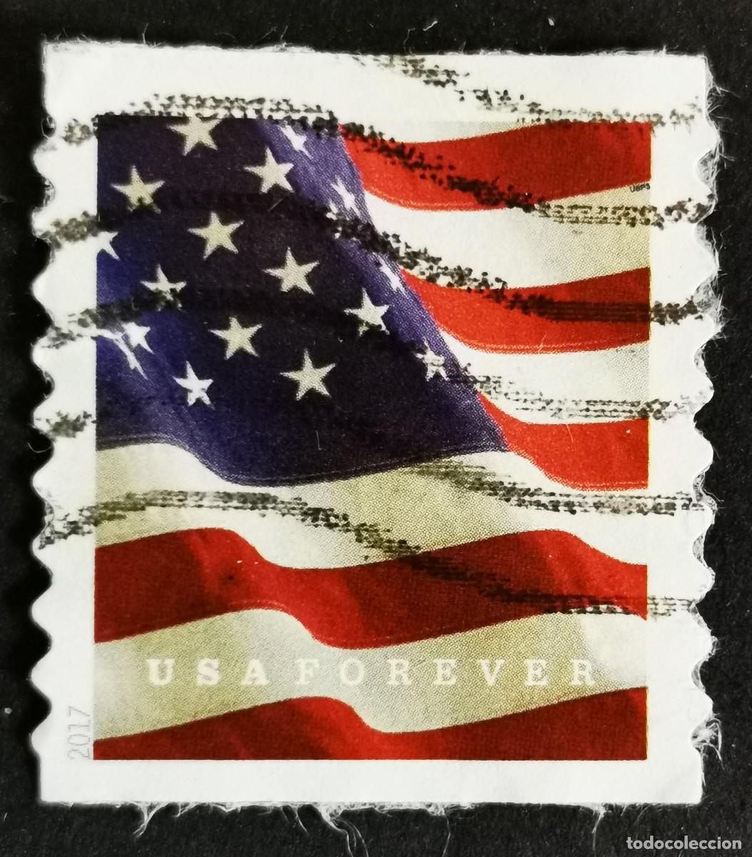 Sellos: Sello Estados Unidos U.S.A.2017, Bandera de EE. UU. ,Sin Valor Facial, Michel US 5352BG