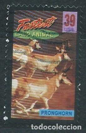 Sellos: ESTADOS UNIDOS 2006 WONDERS OF AMERICA 16 PRONGHORN USADO CON ROCE YT 3796 MI 4093 SN 4048