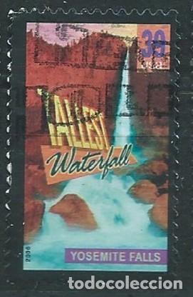 Sellos: ESTADOS UNIDOS 2006 WONDERS OF AMERICA 18 TALLEST WATERFALL USADO ROCE YT 3798 MI 4095 SN 4050